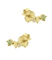 August Birthstone Silver Stud Earring STS-6803